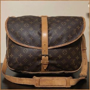 Authentic Louis Vuitton Saumur 35